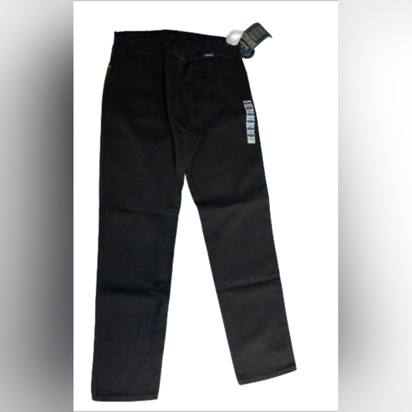 Black 15x 32 Wrangler Tapered Leg Slim Fit NBP - Picture 3 of 9